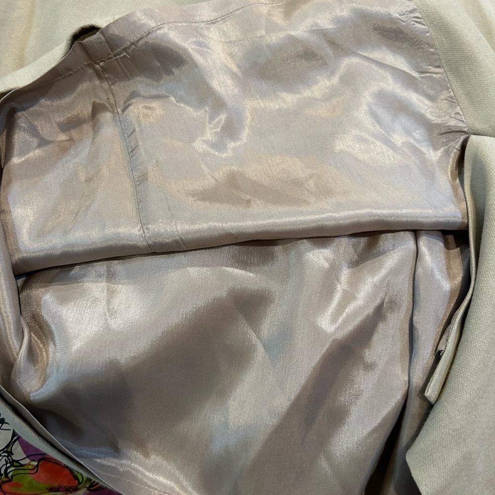 Hillard & Hanson Light Gray Pencil Skirt fully lined - Picture 5 of 5